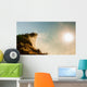 Sunrise with Peak Mountain Wall Decal