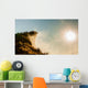 Sunrise with Peak Mountain Wall Decal