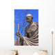 Gandhi Statue Indian Embassy Wall Decal