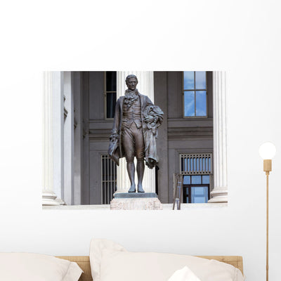 Us Treasury Department Alexander Wall Decal Design 2 shown on a wall
