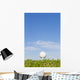 Golf Ball Tee with Wall Decal