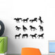 Horse Silhouette Wall Stickers Wall Decal