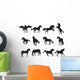Horse Silhouette Wall Stickers Wall Decal