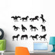 Horse Silhouette Wall Stickers Wall Decal