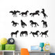 Horse Silhouette Wall Stickers Wall Decal