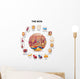 Skin Anatomy round Shape Wall Decal