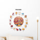 Skin Anatomy round Shape Wall Decal