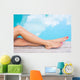 Beautiful Women Legs Pool Wall Decal