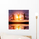 Friends Jumping Wall Decal