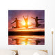 Friends Jumping Wall Decal