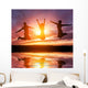 Friends Jumping Wall Decal