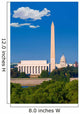 Washington Monument Capitol and Wall Decal Design 1
