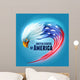 USA Eagle Wall Decal