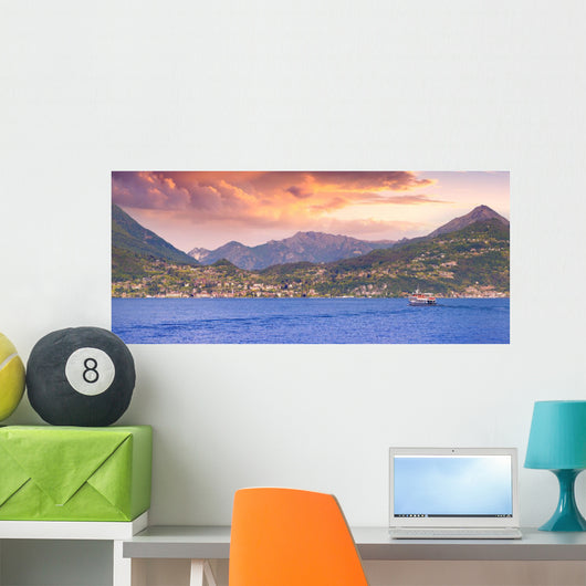 Colorful Summer Morning City Wall Decal