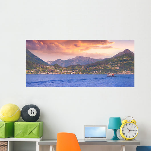 Colorful Summer Morning City Wall Decal