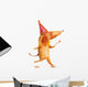 Dog Magician Vector Wall Decal