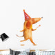 Dog Magician Vector Wall Decal