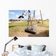 Empty Playground Swing Wall Decal