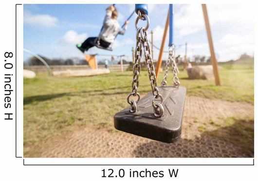 Empty Playground Swing Wall Decal