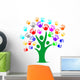Friendship Hands Tree Team Wall Decal