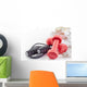 Fitness Equipment Dumbbells Wall Decal Design 2
