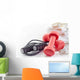 Fitness Equipment Dumbbells Wall Decal Design 2