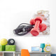 Fitness Equipment Dumbbells Wall Decal Design 2