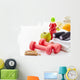 Fitness Equipment Dumbbells Wall Decal Design 1