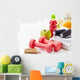 Fitness Equipment Dumbbells Wall Decal Design 1