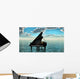 Blue Ocean Piano Wall Decal