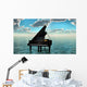 Blue Ocean Piano Wall Decal