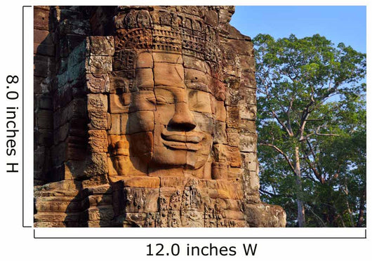 Faces Bayon Ancient Temple Wall Decal