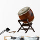 Taiko Drums Traditional Japanese Wall Decal