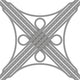 Cloverleaf Interchange Road Junction Wall Decal