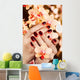 Women's Manicure with Maroon-red Wall Decal