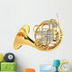 Double French Horn Wall Decal