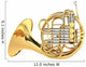 Double French Horn Wall Decal