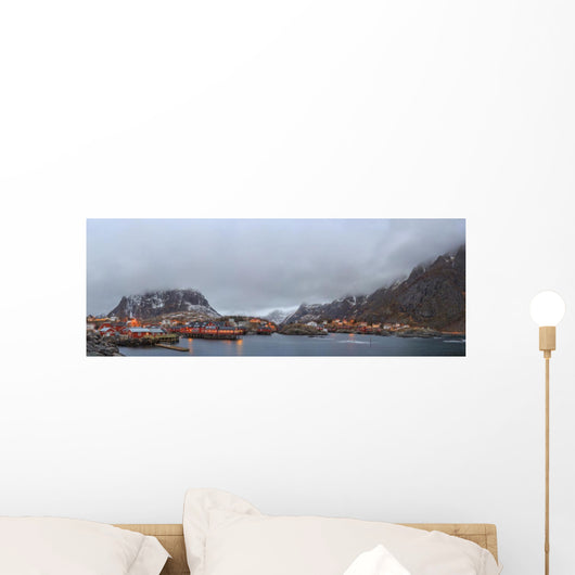 Fishing Village Wall Decal