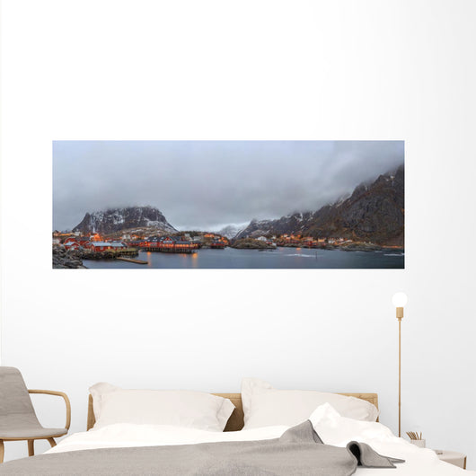Fishing Village Wall Decal