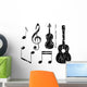 Grunge Elements Music Wall Stickers Wall Decal