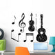 Grunge Elements Music Wall Stickers Wall Decal