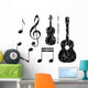 Grunge Elements Music Wall Stickers Wall Decal
