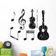 Grunge Elements Music Wall Stickers Wall Decal