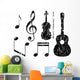 Grunge Elements Music Wall Stickers Wall Decal