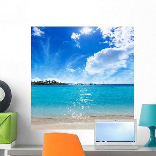 Platja Alcudia Beach Mallorca Wall Decal