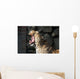 Leopardo Che Sbadiglia Wall Decal