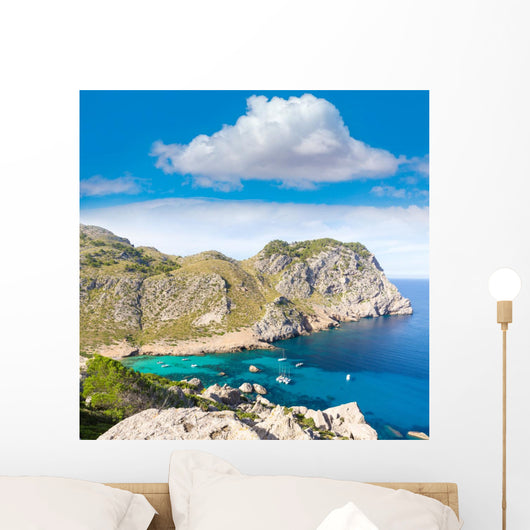 Majorca Cala Figuera Beach Wall Decal