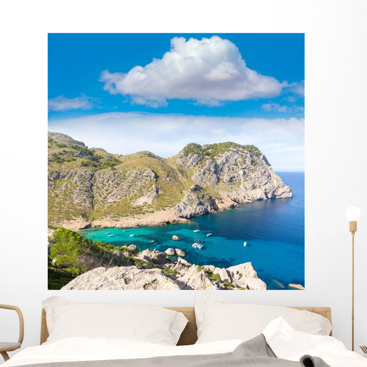 Majorca Cala Figuera Beach Wall Decal