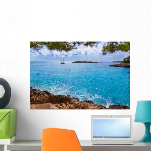 Majorca Playa Illetas Beach Wall Decal
