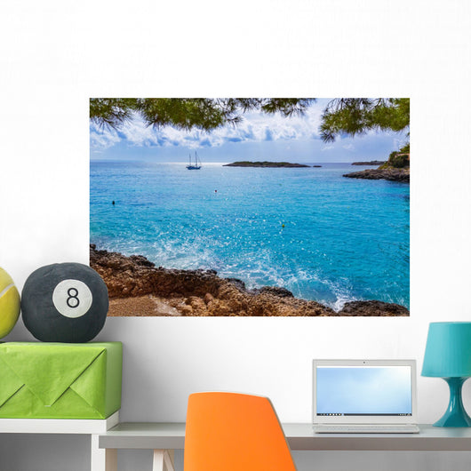 Majorca Playa Illetas Beach Wall Decal
